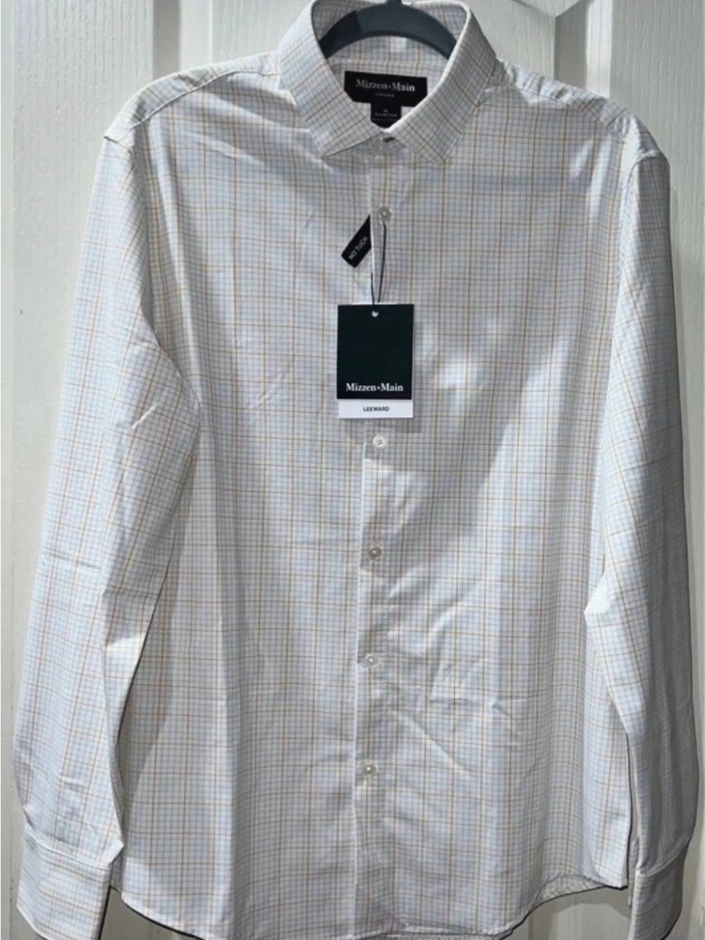 Mizzen+Main Men’s Leeward No Tuck Long Sleeve Dress Shirt Style# 1WS-1271